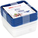 Artikelbild 1 für WESTMARK Frischhaltedosen-Set Trio weiß 0,25 l, 1 Set, Artikelnummer 710907