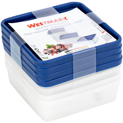 Artikelbild für WESTMARK Frischhaltedosen-Set Trio weiß 0,25 l, 1 Set, Artikelnummer 710907
