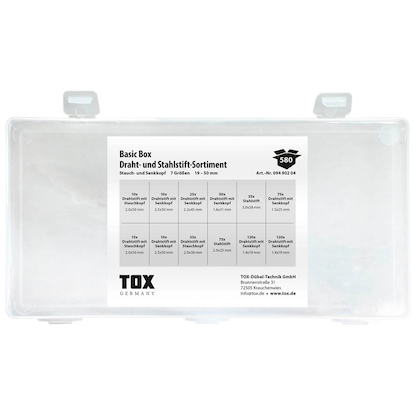 Artikelbild 3 für TOX Nägel-Sortiment BASIC 580-teilig, Artikelnummer 560157