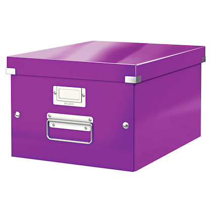 Artikelbild für AKTION: LEITZ Click & Store Aufbewahrungsbox 16,7 l violett 28,1 x 36,9 x 20,0 cm mit Prämie nach Registrierung, Artikelnummer 211065