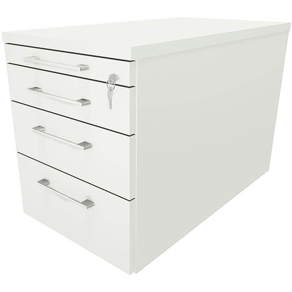 Artikelbild für fm Sidney Rollcontainer weiß 4 Auszüge 43,4 x 80,0 x 54,0 cm, Artikelnummer 137792