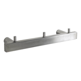 Artikelbild 1 für HAKU Möbel Wandgarderobe 16744 silber Metall 3 Haken 26,0 x 4,0 cm, Artikelnummer 551194