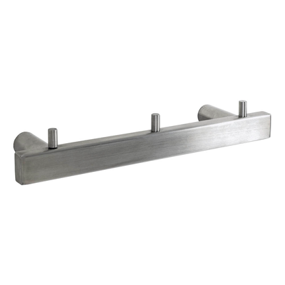 Artikelbild 10 für HAKU Möbel Wandgarderobe 16744 silber Metall 3 Haken 26,0 x 4,0 cm, Artikelnummer 551194