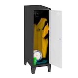 Artikelbild 1 für Simonrack Spind SIMONLOCKER DISM SINGLE anthrazit, weiß 8425437120329, 1 Schließfach 30,0 x 50,0 x 101,5 cm, Artikelnummer 356242
