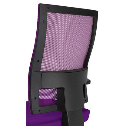 Artikelbild 5 für Topstar Bürostuhl Nito, PRONETSYT33 Stoff lila, Gestell alu, Artikelnummer 441774