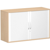 Artikelbild 1 für geramöbel Flex Rollladenschrank buche, silber 1 Fachboden 120,0 x 42,5 x 79,8 cm, Artikelnummer 876829