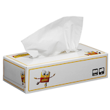 Artikelbild 1 für office discount Kosmetiktücherbox 3-lagig weiß, 90 Tücher, Artikelnummer 105904