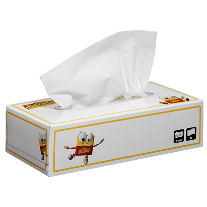 Artikelbild 4 für office discount Kosmetiktücherbox 3-lagig weiß, 90 Tücher, Artikelnummer 105904