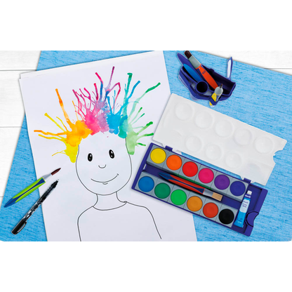 Artikelbild 3 für Pelikan K12 Wasserfarbkasten 12 Farben, Artikelnummer 746487