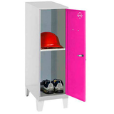 Artikelbild 1 für Simonrack Spind SIMONLOCKER DISM SINGLE grau, pink 8425437120732, 1 Schließfach 30,0 x 50,0 x 101,5 cm, Artikelnummer 355794