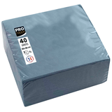 Artikelbild 1 für PROnappe Servietten grau 2-lagig 38,0 x 38,0 cm, 40 St., Artikelnummer 361996