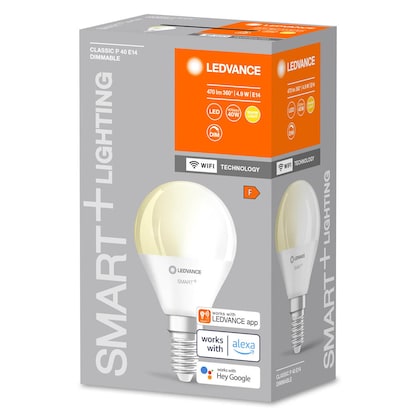 Artikelbild 3 für LEDVANCE WLAN-Lampe SMART+ WiFi Classic P40 DIM E14 4,9 W matt, Artikelnummer 787137