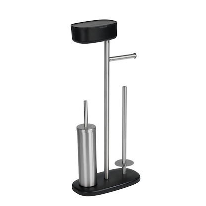 Artikelbild 4 für WENKO WC-Garnitur Rivazza schwarz Metall, Artikelnummer 813901