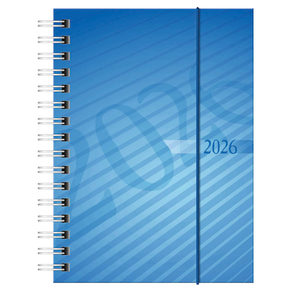 Artikelbild 2 für rido idé Taschenkalender mit Spirale 2026 blau, Artikelnummer 594777