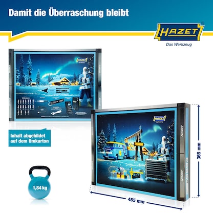 Artikelbild 3 für HAZET 24-tlg. Adventskalender, Artikelnummer 521509