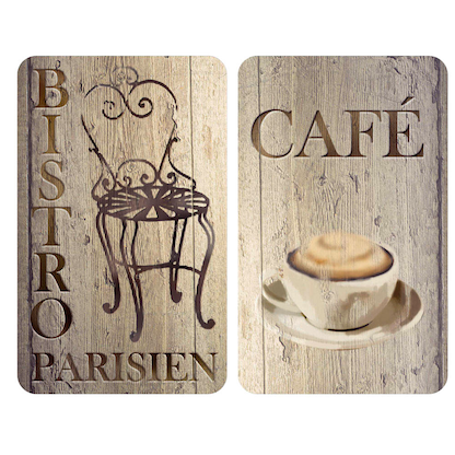 Artikelbild 10 für WENKO Herdabdeckplatten Bistro braun, 2 St., Artikelnummer 530358