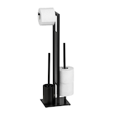 Artikelbild 1 für WENKO WC-Garnitur Rivalta schwarz matt Holz, Artikelnummer 530711