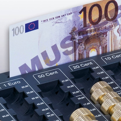 Artikelbild 2 für DURABLE Zählbrett EUROBOARD L grau Kunststoff-Gehäuse, Artikelnummer 726767