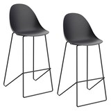 Artikelbild 1 für 2 meet powered by PAPERFLOW Barhocker VOID schwarz, Artikelnummer 300785