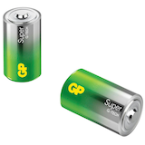 Artikelbild 1 für 2 GP Batterien SUPER Mono D 1,5 V, Artikelnummer 219958