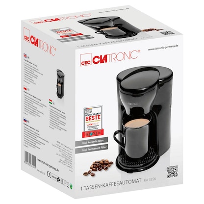 Artikelbild 8 für CLATRONIC KA 3356 Kaffeemaschine schwarz, Artikelnummer 299196