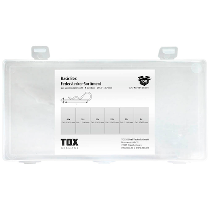 Artikelbild 3 für TOX Splinte-Sortiment BASIC 150-teilig, Artikelnummer 560221