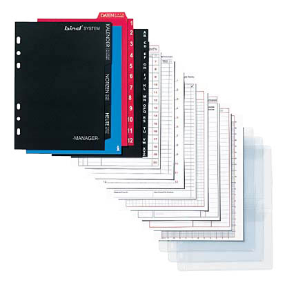 Artikelbild 5 für bind Ringbuch-Ergänzungsset Manager Plus sortiert A5, Artikelnummer 533497