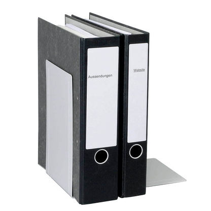 Artikelbild 3 für 2 MAUL Buchstützen grau 16,8 x 24,0 x 24,0 cm, Artikelnummer 801126