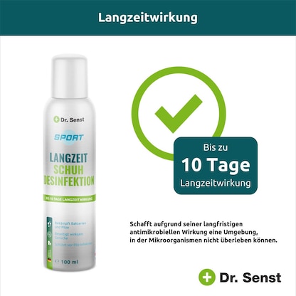 Artikelbild 3 für Dr. Senst® LANGZEIT SCHUH DESINFEKTION Desinfektionsspray 100,0 ml, Artikelnummer 700151