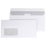 Artikelbild 1 für ÖKI Briefumschläge DIN lang mit Fenster Offset weiß haftklebend 25 St., Artikelnummer 506004