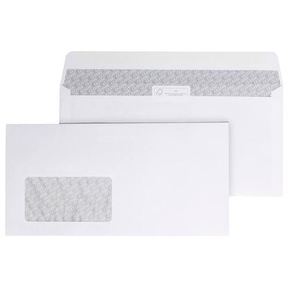 Artikelbild 14 für ÖKI Briefumschläge DIN lang mit Fenster Offset weiß haftklebend 25 St., Artikelnummer 506004