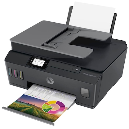 Artikelbild 4 für HP Smart Tank Plus 570 Wireless All-in-One 3 in 1 Tintenstrahl-Multifunktionsdrucker grau, Artikelnummer 186914