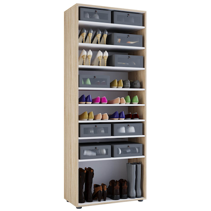 Artikelbild 16 für VCM my home Schuhregal Vandol I sonoma-eiche 71,0 x 37,0 x 180,0 cm, Artikelnummer 388027