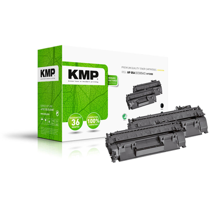 Artikelbild 19 für KMP H-T235D schwarz Toner kompatibel zu HP 05A (CE505D), 2er-Set, Artikelnummer 508919