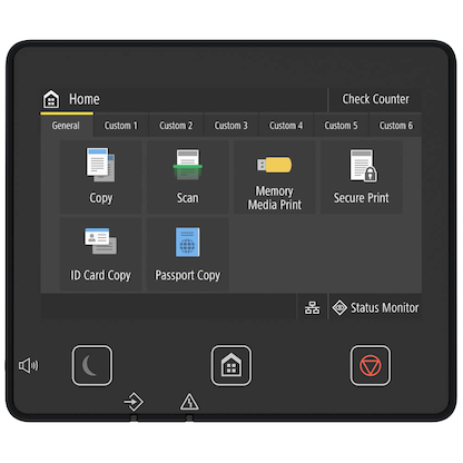 Artikelbild 3 für Canon i-SENSYS MF752Cdw 3 in 1 Farblaser-Multifunktionsdrucker grau, Artikelnummer 755732