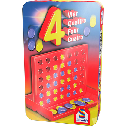 Artikelbild 3 für Schmidt MBS Vier gewinnt in Metalldose Geschicklichkeitsspiel, Artikelnummer 936106