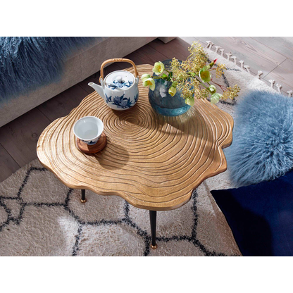 Artikelbild 6 für WOHNLING Couchtisch Aluminium gold 64,0 x 64,0 x 37,0 cm, Artikelnummer 166458