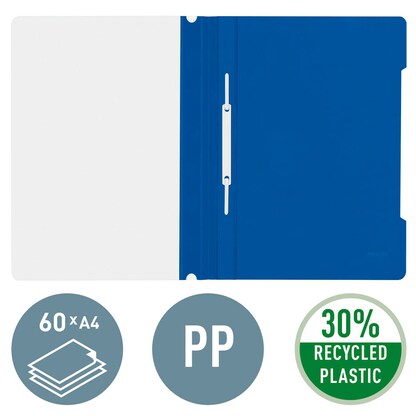 Artikelbild 9 für AKTION: 25 LEITZ Schnellhefter 4191 Kunststoff blau DIN A4, Artikelnummer 663939