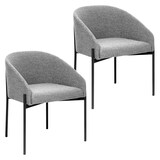 Artikelbild 1 für meet powered by PAPERFLOW Sessel MILO grau schwarz Stoff, 1 St., Artikelnummer 590446