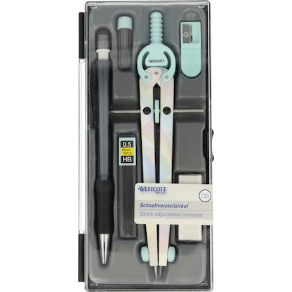 Artikelbild 3 für WESTCOTT Zirkel pastell, mint, Artikelnummer 648739