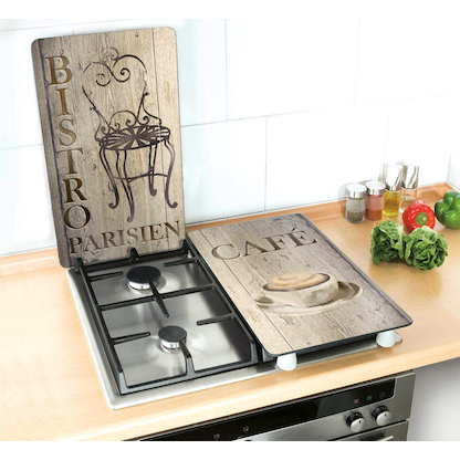 Artikelbild 4 für WENKO Herdabdeckplatten Bistro braun, 2 St., Artikelnummer 530358