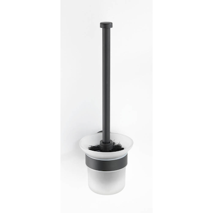 Artikelbild 2 für WENKO WC-Garnitur Bosio schwarz, matt Metall, Artikelnummer 531372