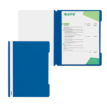 Artikelbild 4 für AKTION: 25 LEITZ Schnellhefter 4191 Kunststoff blau DIN A4, Artikelnummer 663939