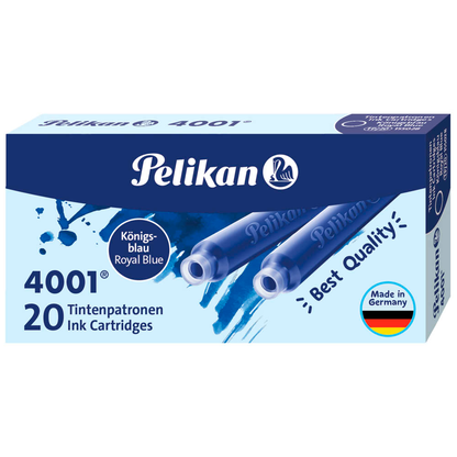 Artikelbild 19 für Pelikan 4001® Tintenpatronen für Füller königsblau 20 St., Artikelnummer 574169