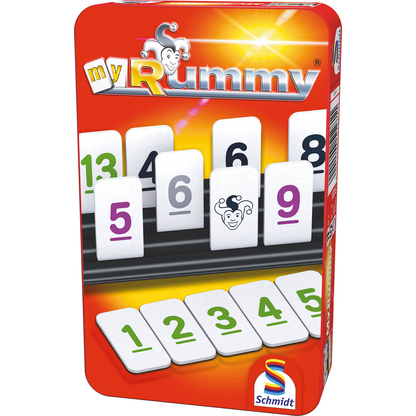 Artikelbild 3 für Schmidt MBS My Rummy in Metalldose Geschicklichkeitsspiel, Artikelnummer 936233