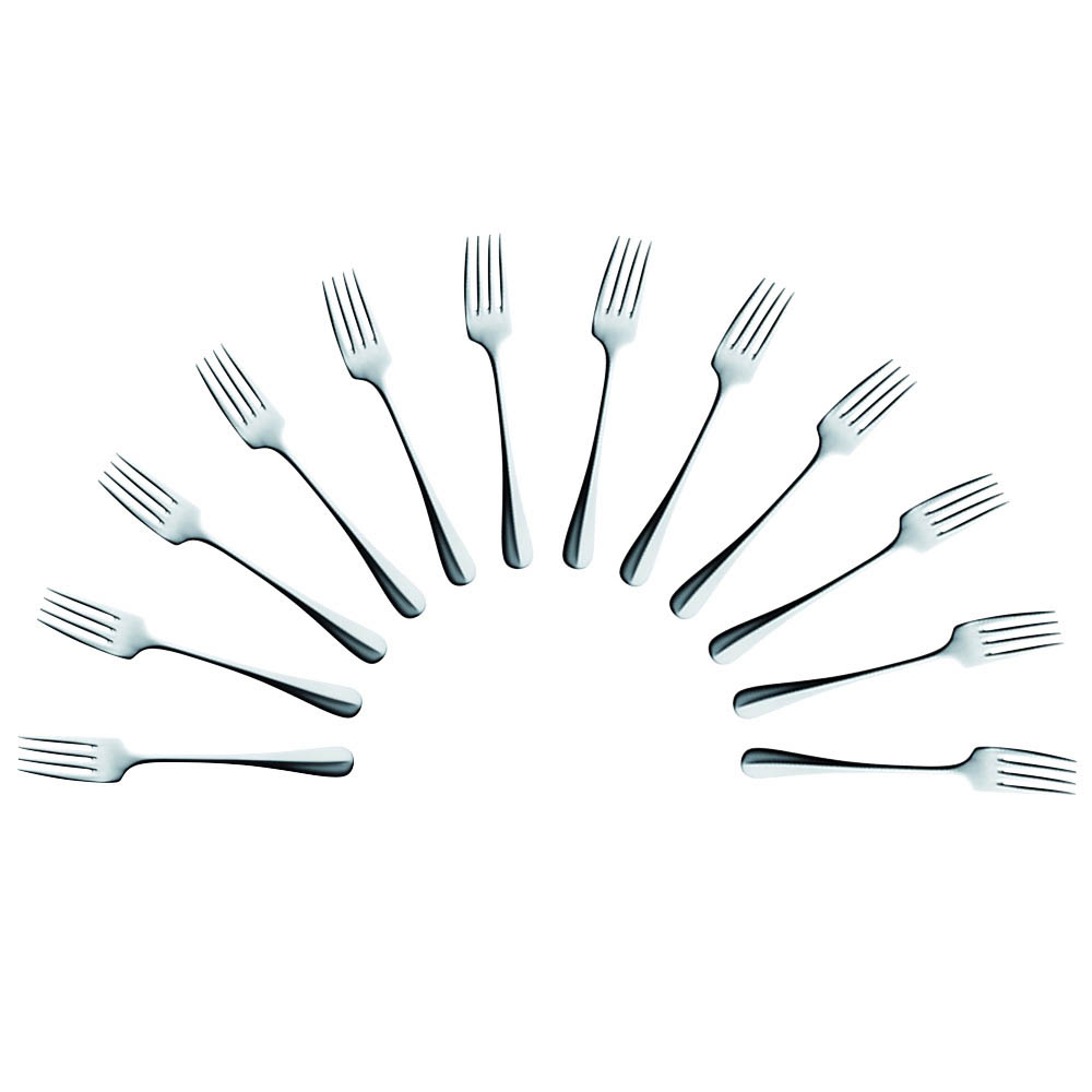 Artikelbild 1 für solex® Dessertgabeln Baguette silber, 12 St., Artikelnummer 984229