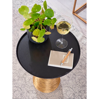 Artikelbild 5 für WOHNLING Beistelltisch Eisen gold 40,0 x 40,0 x 45,0 cm, Artikelnummer 166369