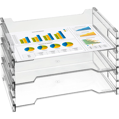 Artikelbild 13 für 3 herlitz Briefablagen transparent, Artikelnummer 275699