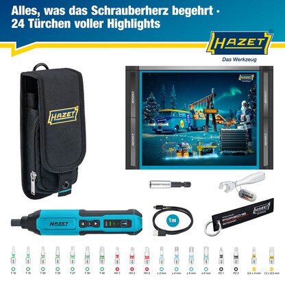 Artikelbild 7 für HAZET 24-tlg. Adventskalender, Artikelnummer 521509