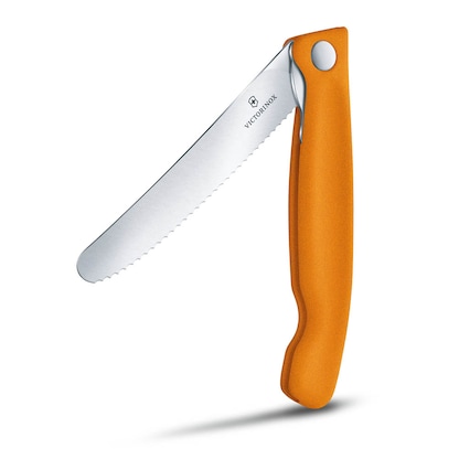 Artikelbild 19 für VICTORINOX Frühstücksmesser Swiss Classic silber, orange glatt, Klinge: 11,0 cm, 1 St., Artikelnummer 322574